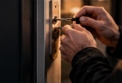 Fachgerechte Türöffnung im Einsatz